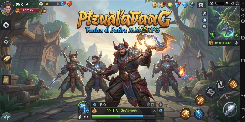 Tampilan menarik dari gameplay MMORPG di 99RTP yang penuh aksi.