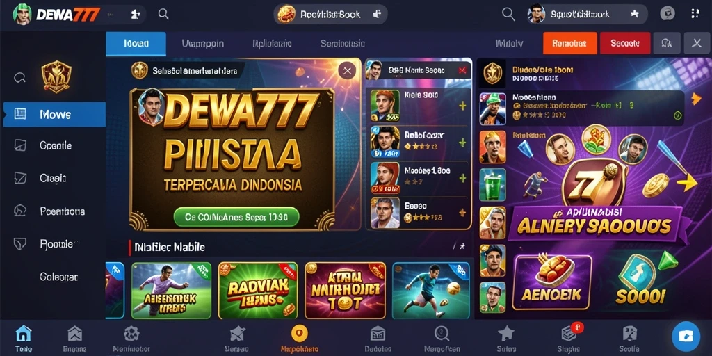 Tampilan gameplay DEWA777 yang menarik dan interaktif.