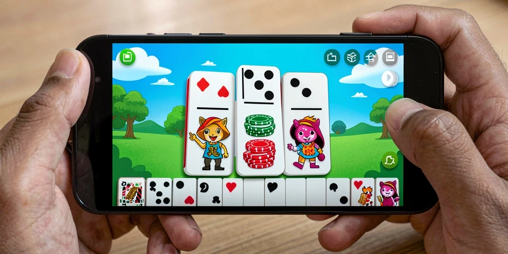 Tampilan epik dari gameplay domino di DV188.