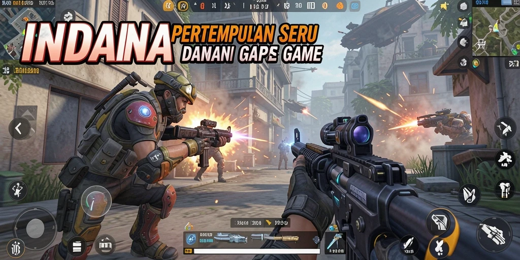 Gameplay seru dan menegangkan dalam INDAAA yang penuh aksi.