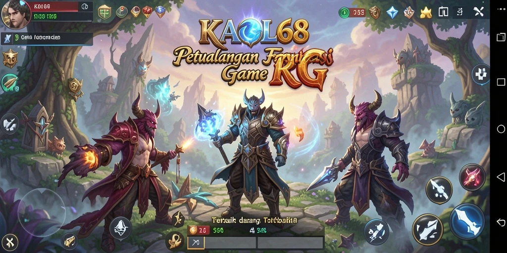 Tampilan aksi seru dalam gameplay KAOL68 yang mendebarkan.