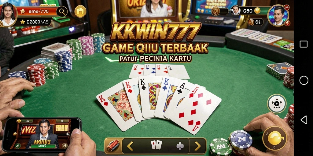 Tampilan seru dari gameplay QiuQiu di KKWIN777.