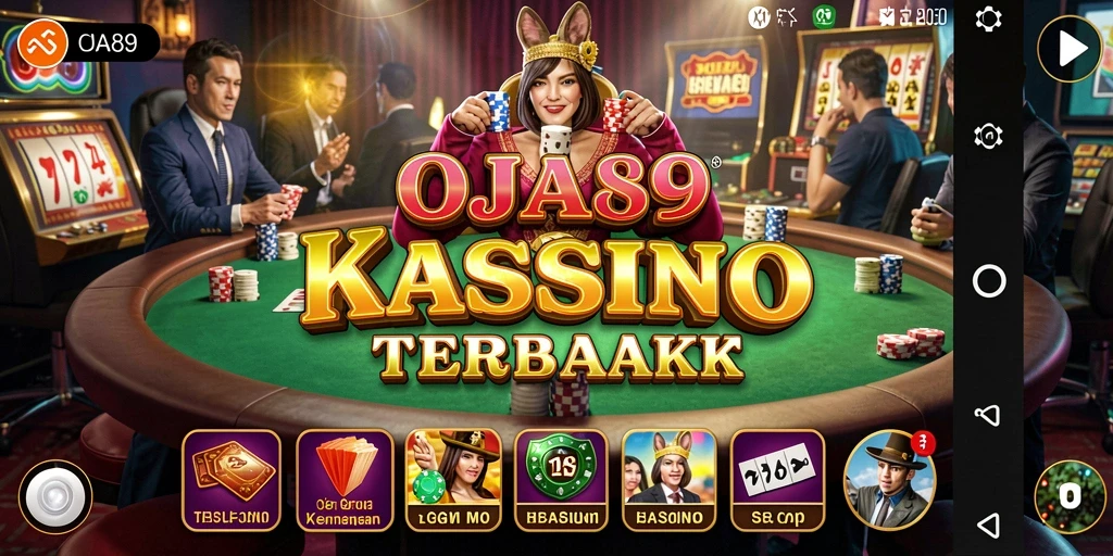 Tampilan gameplay seru dan mengasyikkan dari OJA89 di aplikasi Kasino.