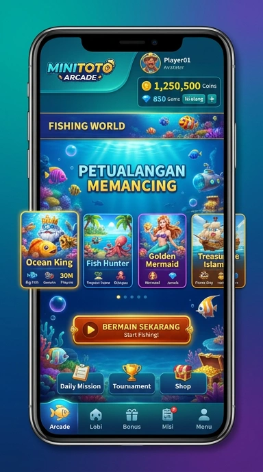 Halaman unduh aplikasi minitoto yang informatif.